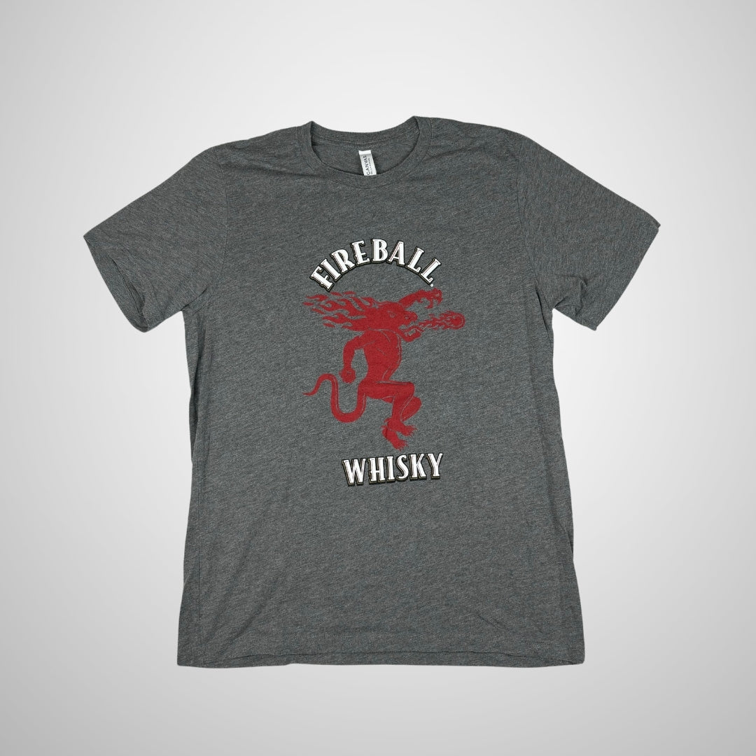 Canvas Fireball Whiskey T-Shirt